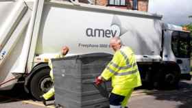 Trabajadores de Amey, una de las empresas de servicios vendida por Ferrovial.