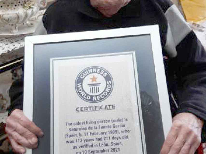 Saturnino, el hombre más longevo del mundo con 112 años y 211 días