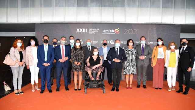Foto de entrega de los premios Amiab en Albacete