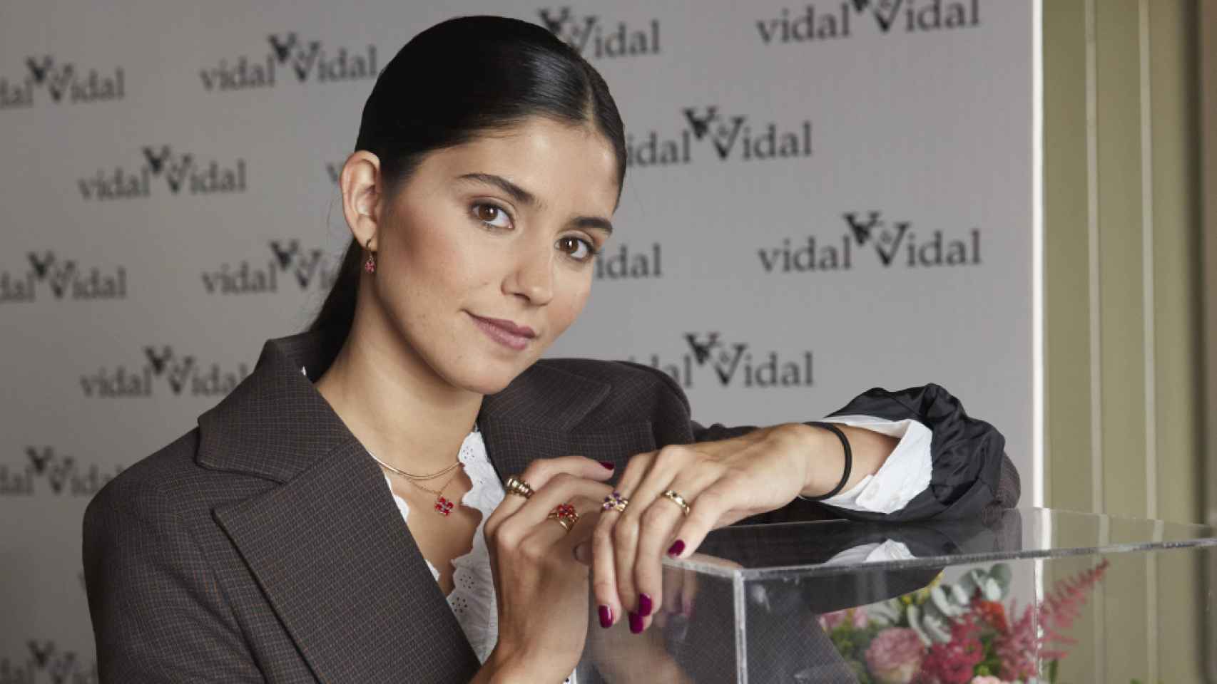 María García de Jaime en la presentación de su colección para Vidal & Vidal.