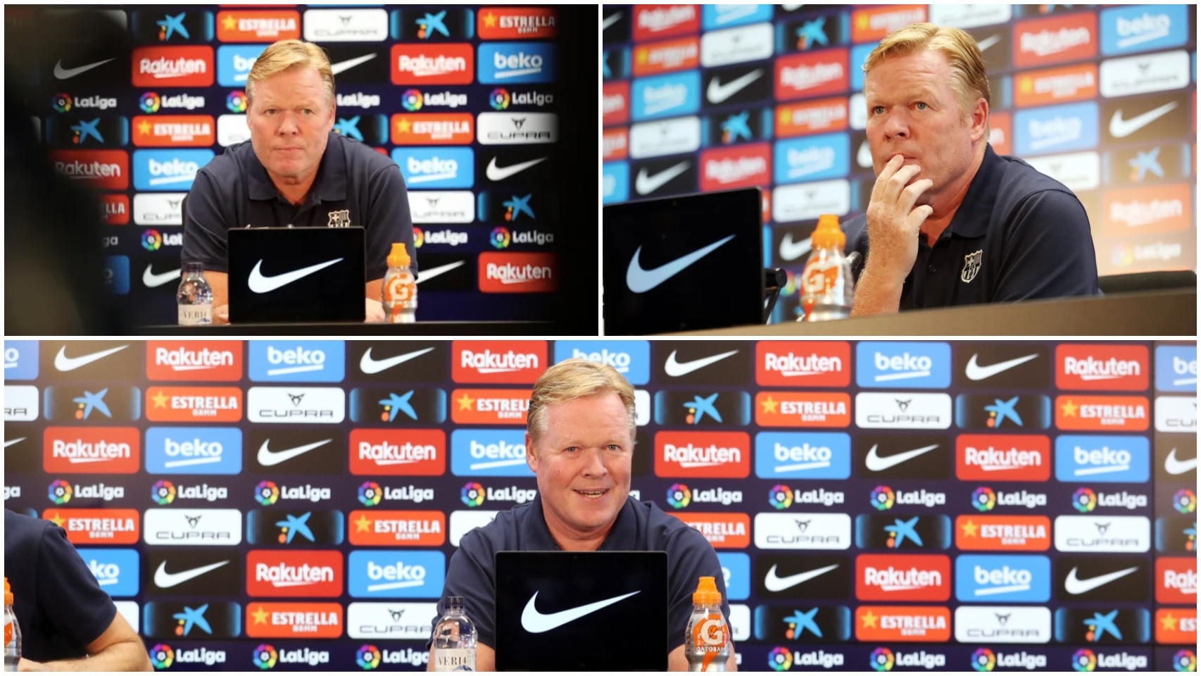 Ronald Koeman, en rueda de prensa