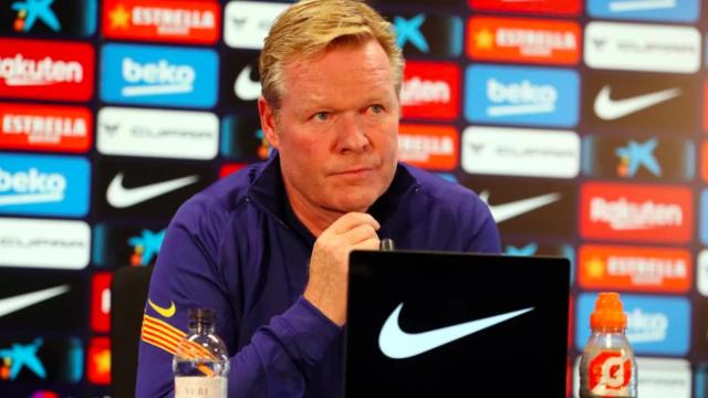 Rueda de prensa de Ronald Koeman antes de visitar al Atlético de Madrid