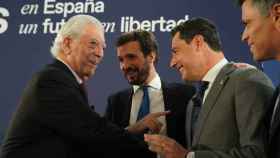Vargas Llosa, Casado, Juanma Moreno y Leopoldo López.