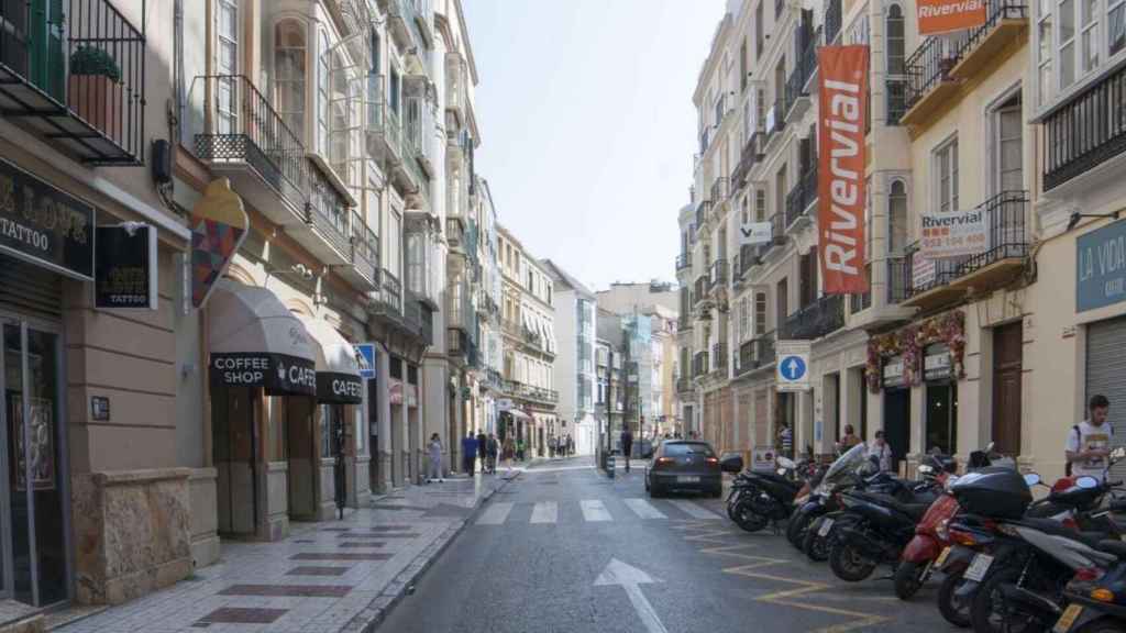 Imagen de la calle Carretería, en Málaga.
