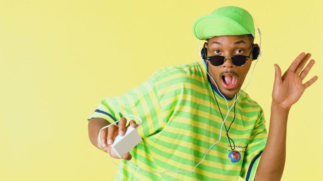 Will Smith caracterizado como 'El Príncipe de Bel Air.