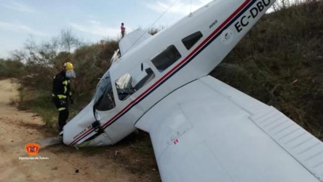Dos reporteros de Telemadrid resultan heridos en un accidente de avioneta durante un reportaje