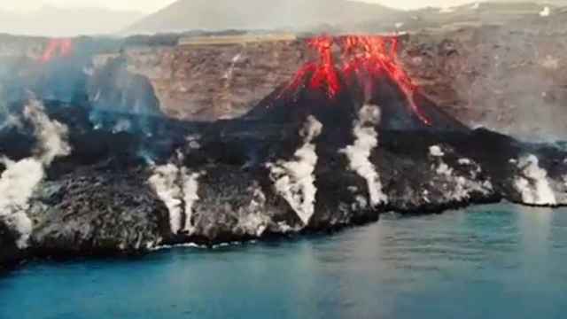 Así es el delta de lava de la isla de La Palma. CSIC