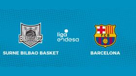 Surne Bilbao Basket - Barcelona: siga en directo el partido de la Liga Endesa