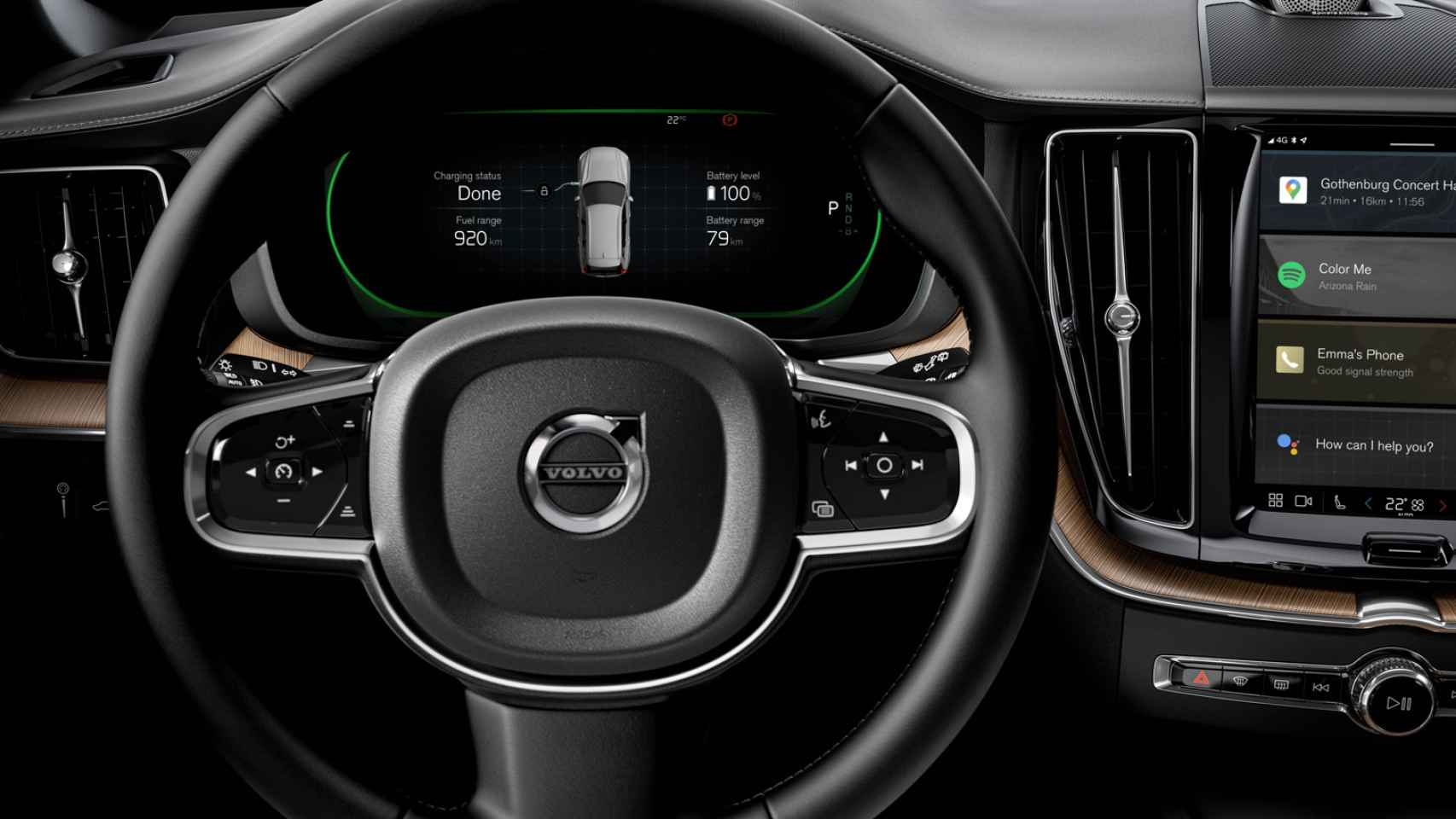 El Volvo XC60 está integrado con el sistema de Google.