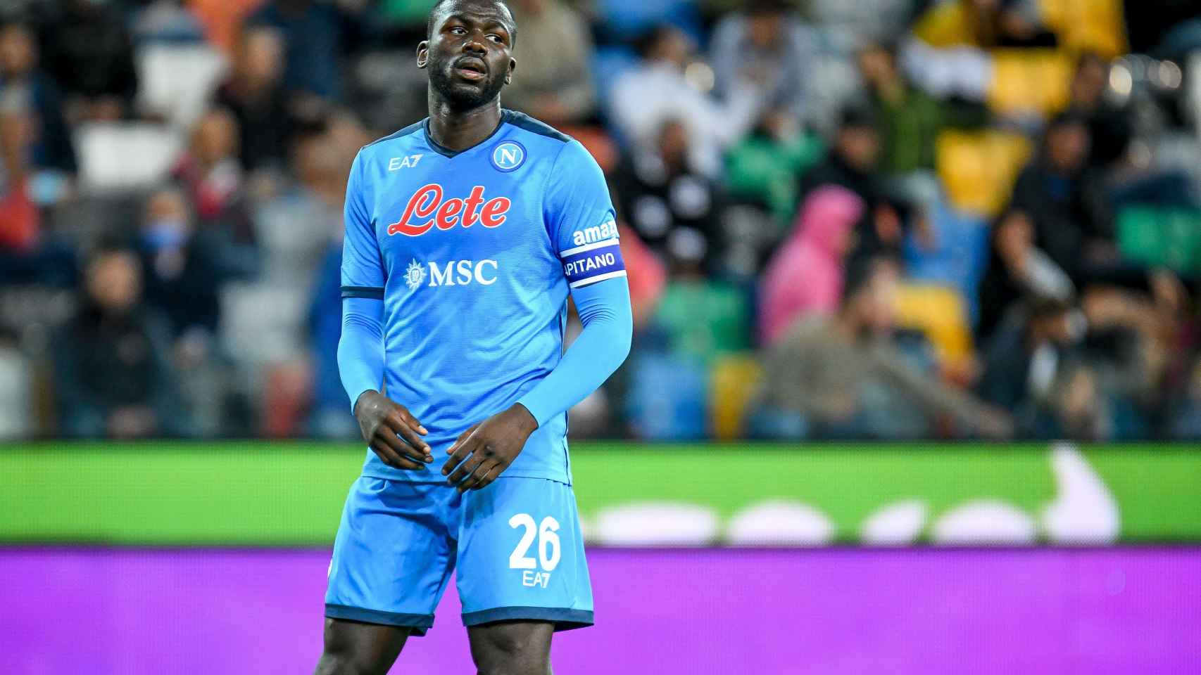 Kalidou Koulibaly, durante un partido con el Nápoles