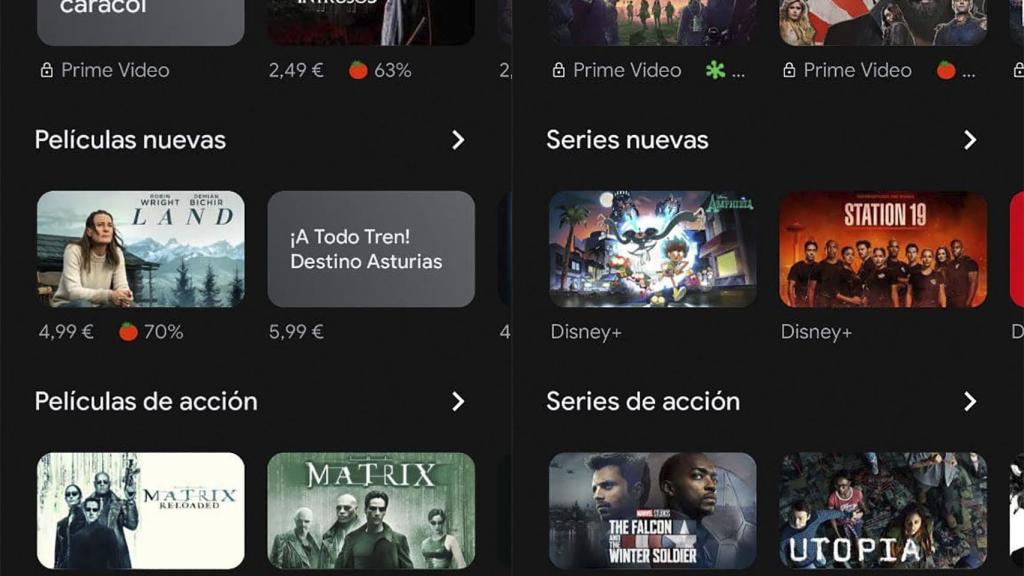 Your favorite content from Google TV