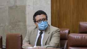 El juez Francisco Serrano en una sesión del Parlamento cuando era portavoz de Vox.