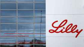 FILE PHOTO: The logo of Lilly is seen on a wall of the Lilly France company unit, part of the Eli Lilly and Co drugmaker group, in Fegersheim near Strasbourg