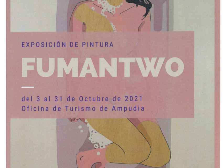 Cartel de la exposición de pintura 'Fumantwo'