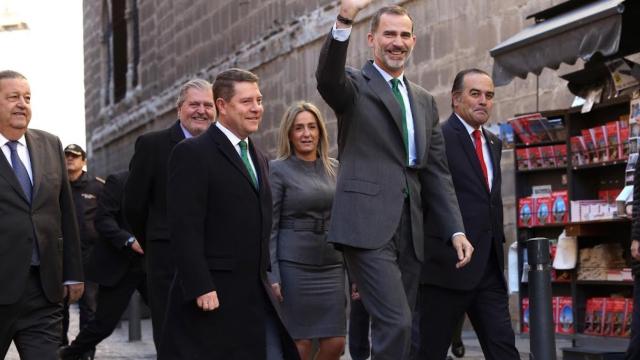 Imagen de archivo de una visita de Felipe VI a Toledo.