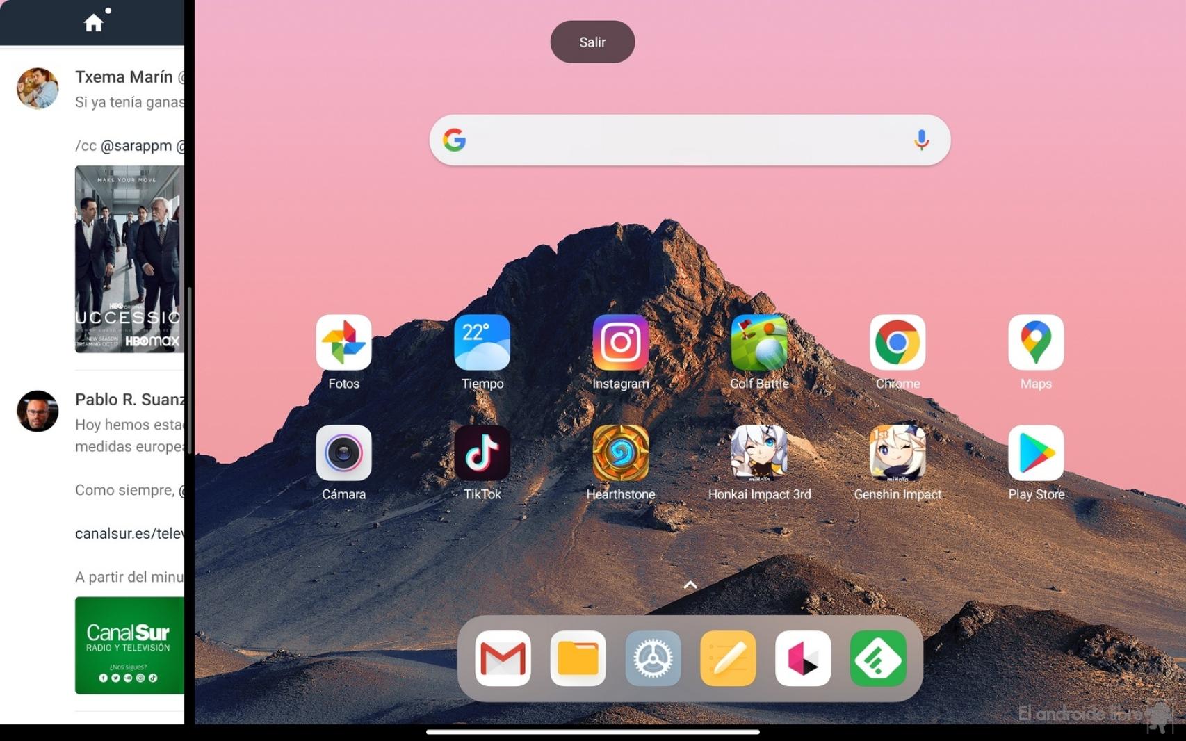Xiaomi Pad 5, interfaz
