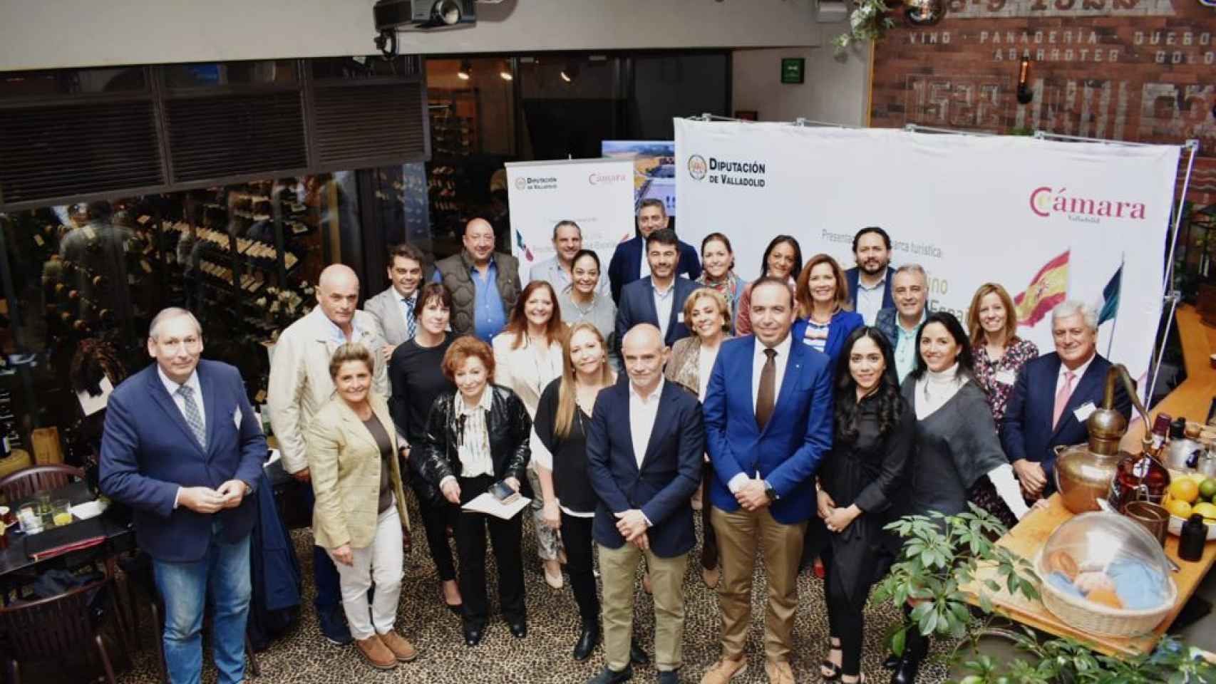 La delegación provincial de Valladolid estrecha lazos sobre el enoturismo de calidad en Ciudad de México