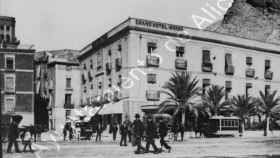 Hotel Iborra en 1900 (Alicante).