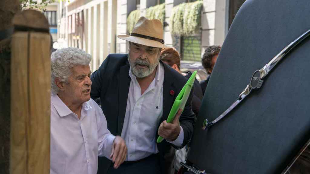 Antonio Resines y Guillermo Montesinos, en un fotograma del documental