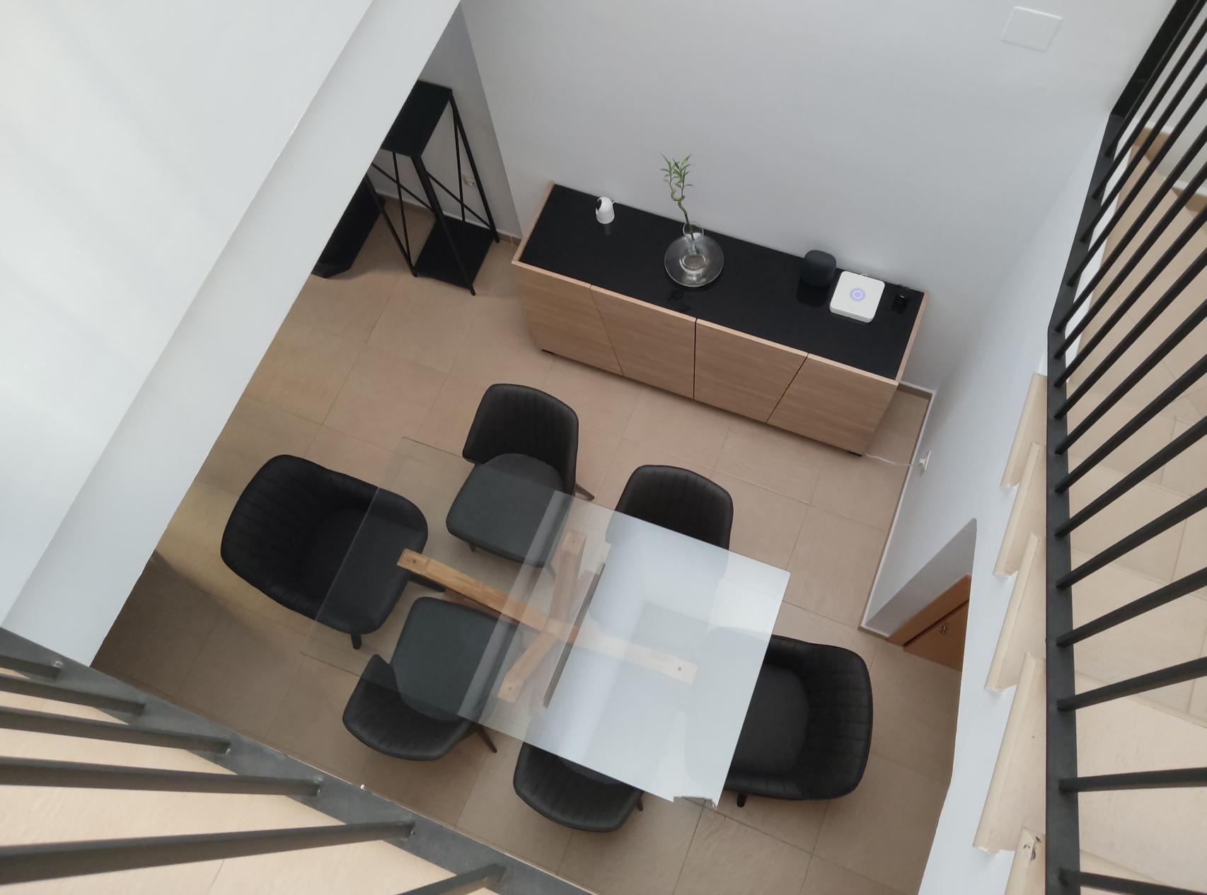 Fotografía interior con cámara trasera