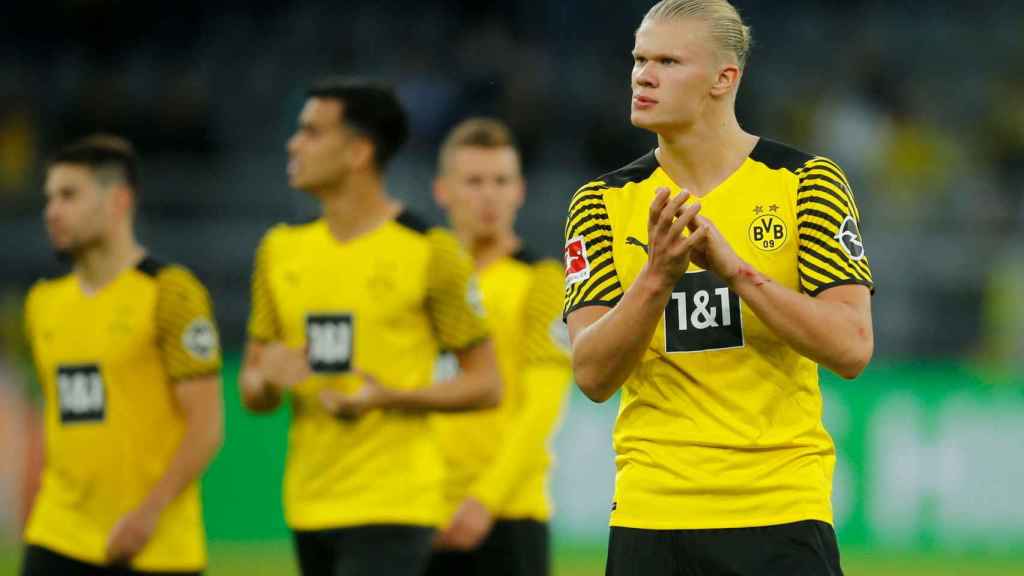 Haaland, con el Borussia Dortmund