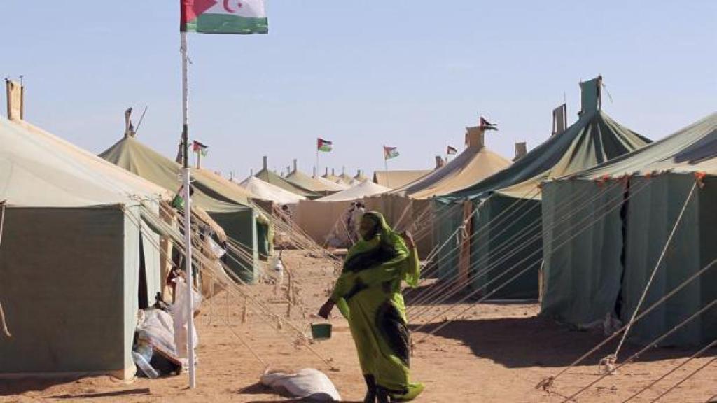 Un campo de refugiados del Sáhara Occidental.