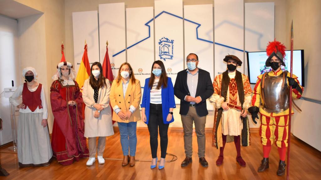 Acto de presentación de las visitas teatralizadas con motivo del V Centenario de Villalar