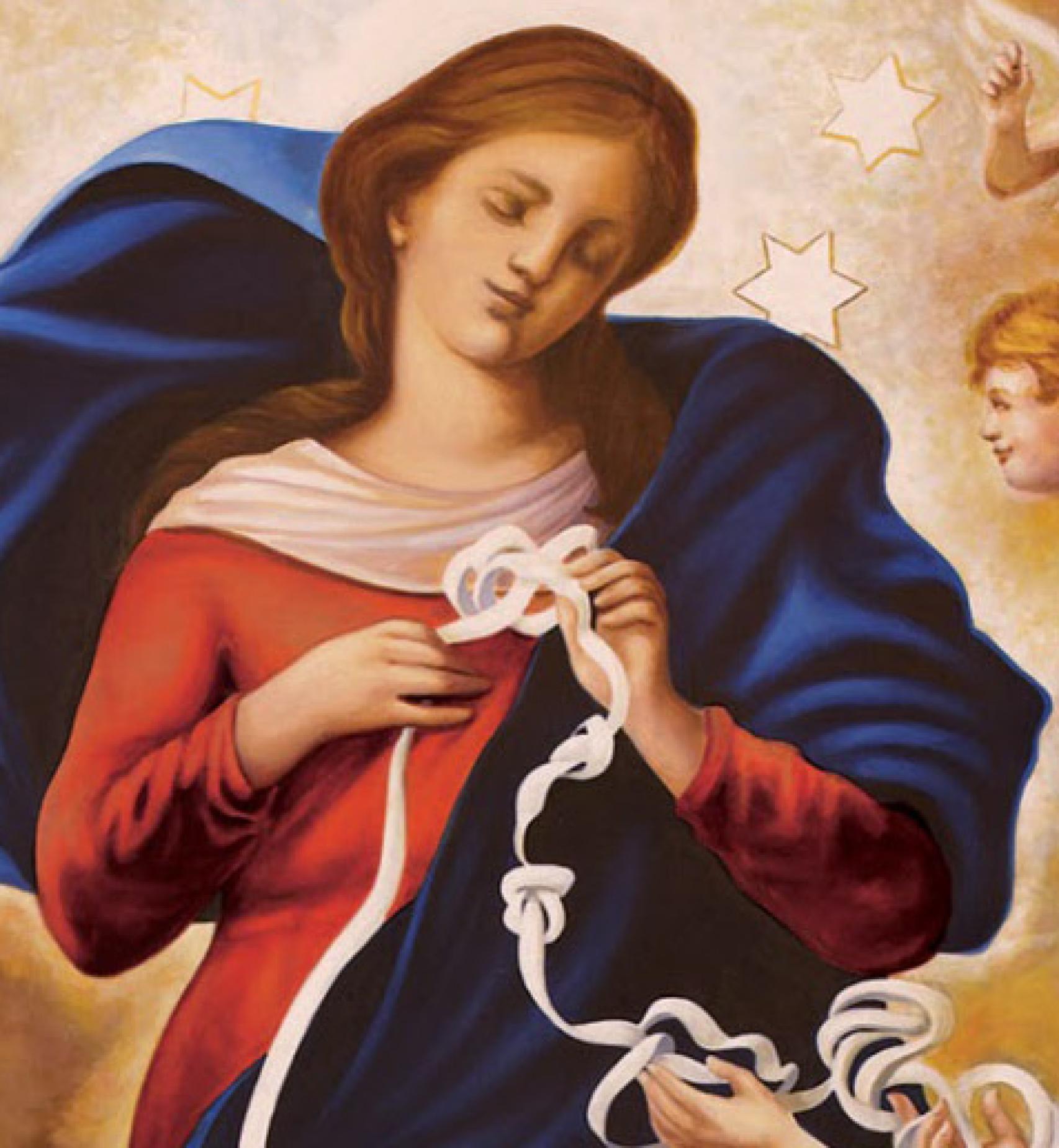 'María Desatanudos'.