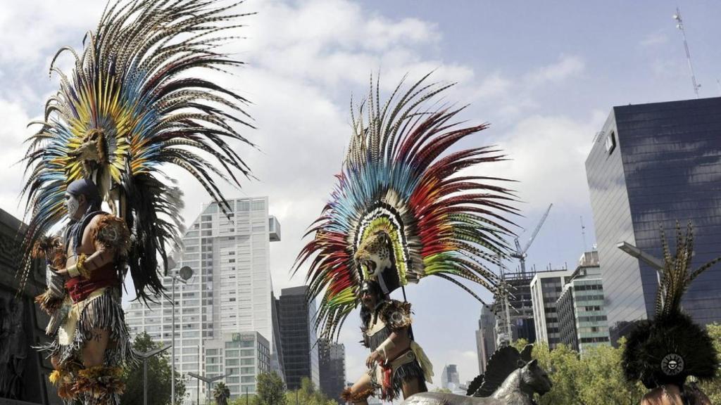 Celebración del 'Día de la Raza' en México.