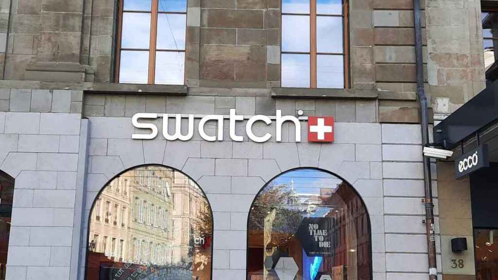 Tienda de Swatch en Ginebra.