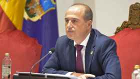 Alberto Rojo, alcalde de Guadalajara, en rueda de prensa