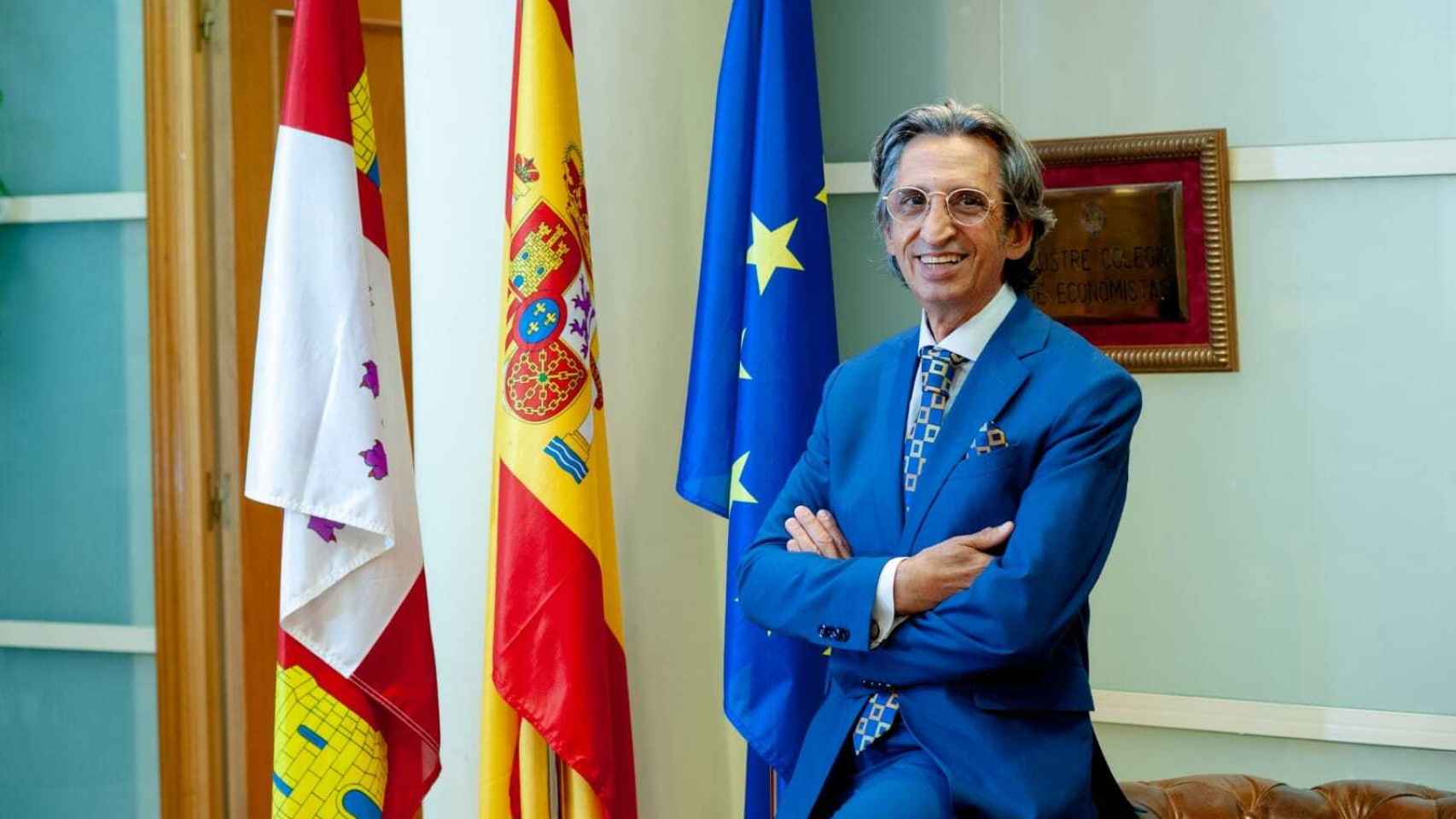 Juan Carlos De Margarida, presidente del ECOVA, en su despacho en Valladolid.