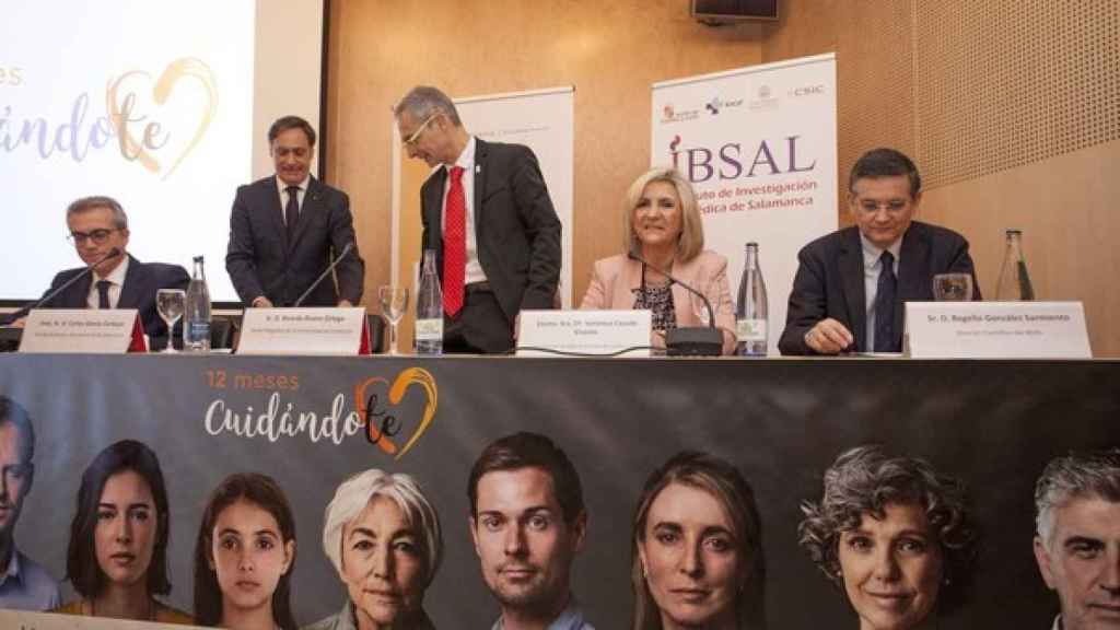 Imagen de archivo de la presentación de una campaña del IBSAL