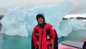 El catedrático de Ecología Carlos Jiménez, en el Ártico