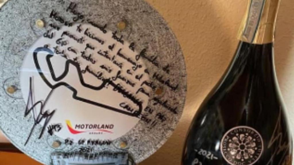 Regalo de Marc Márquez a la familia de Hugo Millán