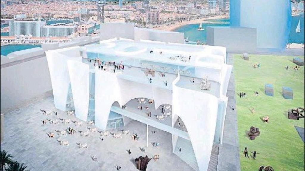 Diseño realizado por Toyo Ito para el Hermitage de Barcelona.