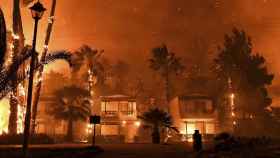 Incendio en el pueblo de Schinos, en Grecia, el pasado 19 de mayo.