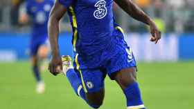 Romelu Lukaku, en un partido del Chelsea en la temporada 2021/2022