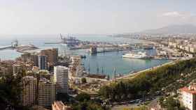 Imagen de archivo del puerto de Málaga.