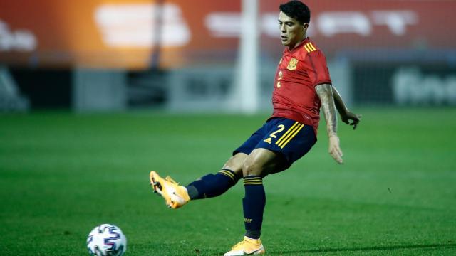 Pedro Porro, con la selección española Sub21