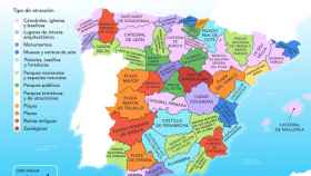Estas son las atracciones y monumentos más populares de cada provincia de España