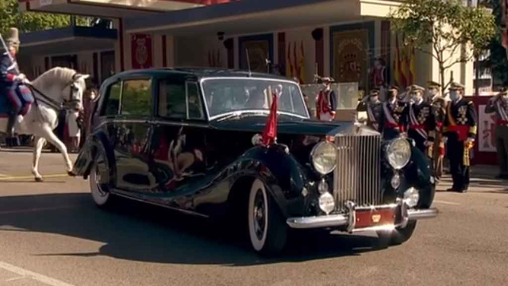 El coche de los Reyes Felipe y Letizia el día de la Fiesta Nacional es un Rolls-Royce Phantom Phantom IV.