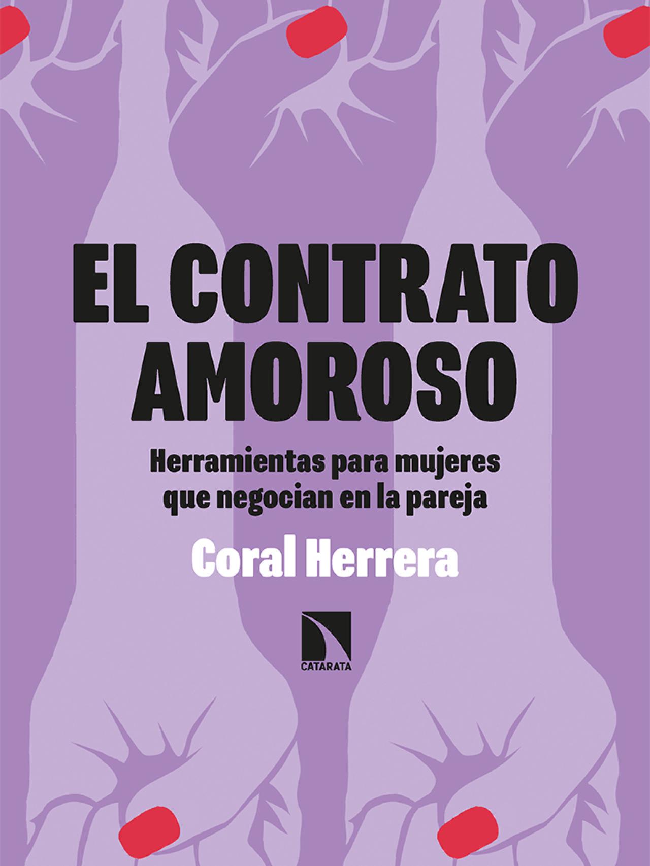 Portada de 'El contrato amoroso', el nuevo libro de Coral Herrera.