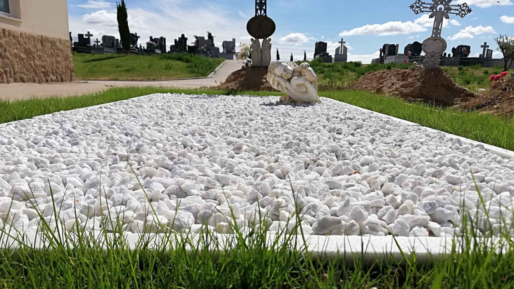 Rincón Blanco en el cementerio de Zamora