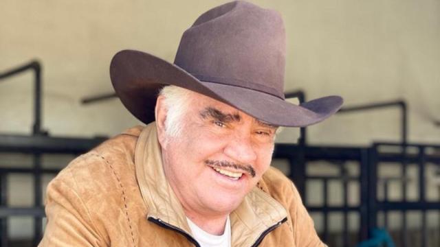 Vicente Fernández en una imagen compartida en su perfil de Instagram.