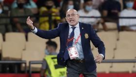 Luis de la Fuente, en un partido de la selección española sub21