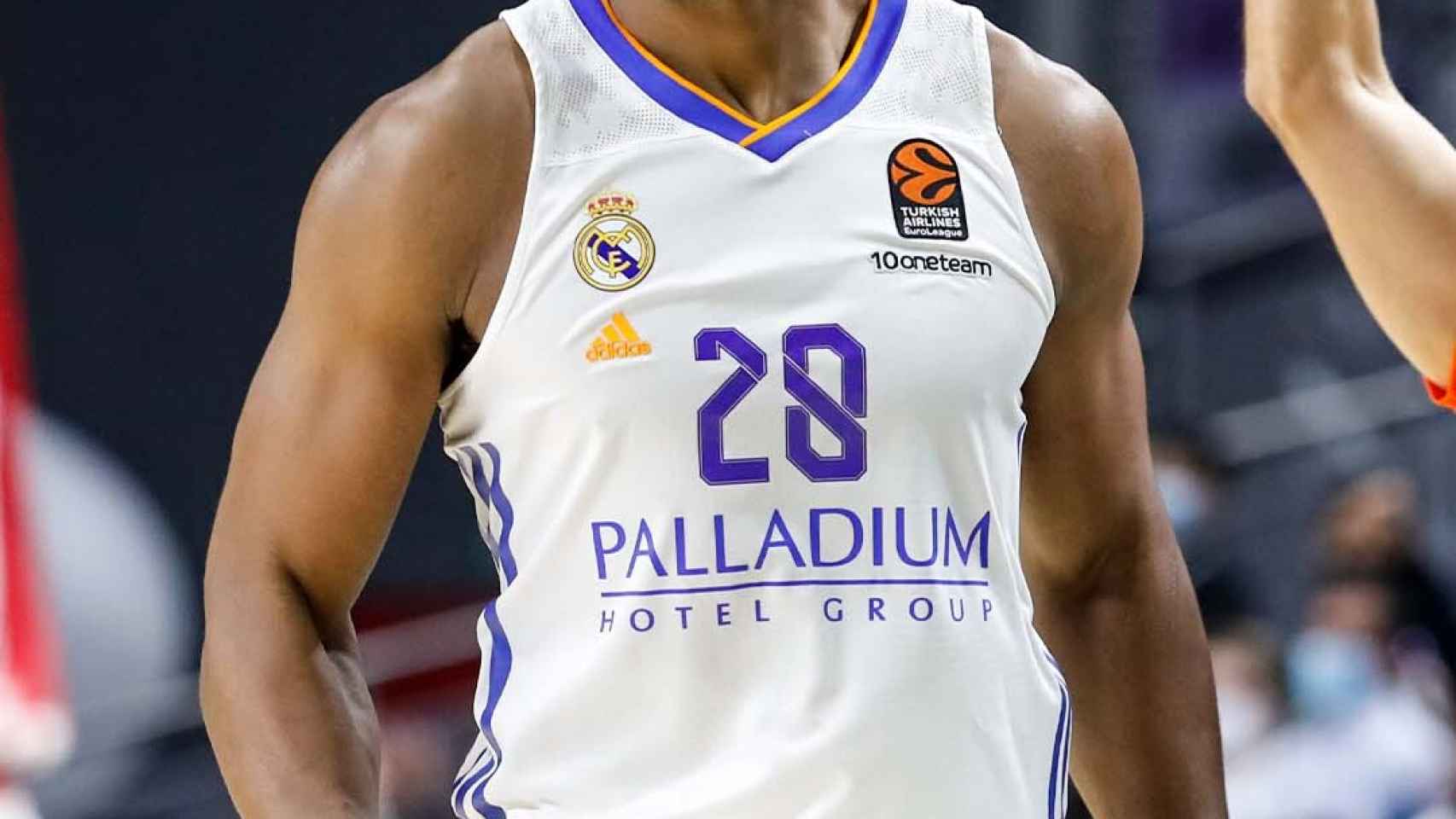 Yabusele, en un partido del Real Madrid de Baloncesto de la Euroliga