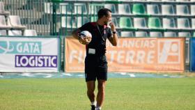 Diego Merino en un entrenamiento. Foto: Laura Pérez (CD Toledo)