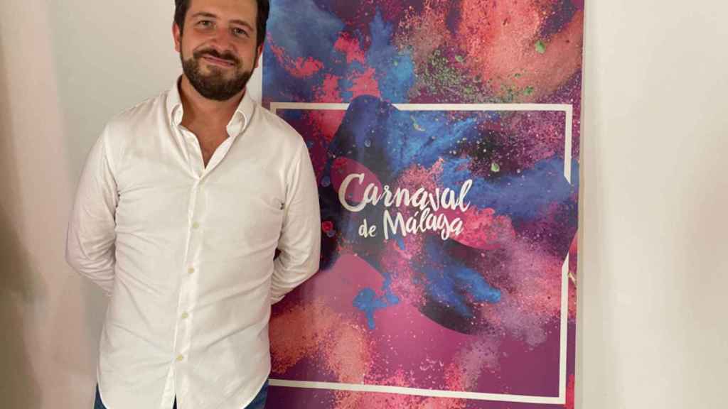 Miguel Gutiérrez, el pregonero del Carnaval de Málaga 2022.