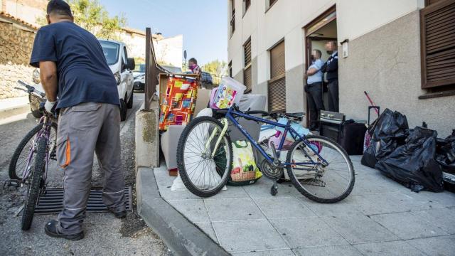 Desalojo de viviendas en Horche (Guadalajara)